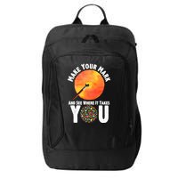 Make Your Mark And See Where It Takes You Dot Day City Backpack