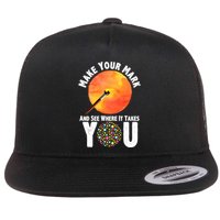 Make Your Mark And See Where It Takes You Dot Day Flatbill Hat