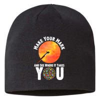 Make Your Mark And See Where It Takes You Dot Day Sustainable Beanie