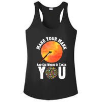 Make Your Mark And See Where It Takes You Dot Day Ladies PosiCharge Competitor Racerback Tank
