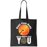 Make Your Mark And See Where It Takes You Dot Day Bag