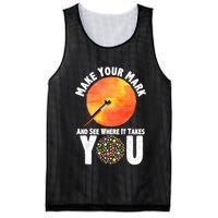 Make Your Mark And See Where It Takes You Dot Day Mesh Reversible Basketball Jersey Tank