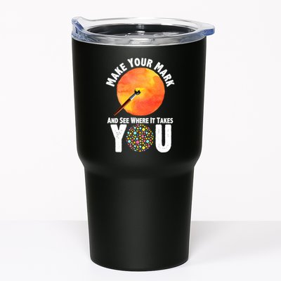 Make Your Mark And See Where It Takes You Dot Day Tumbler