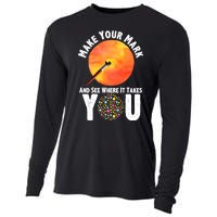 Make Your Mark And See Where It Takes You Dot Day Cooling Performance Long Sleeve Crew