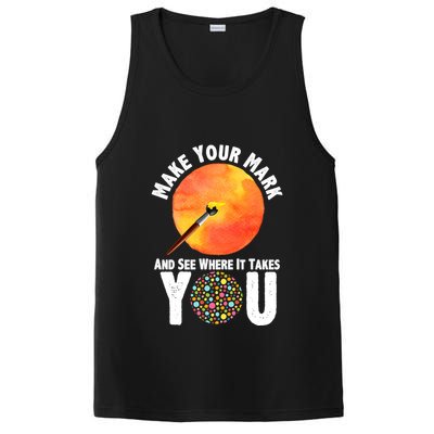 Make Your Mark And See Where It Takes You Dot Day PosiCharge Competitor Tank