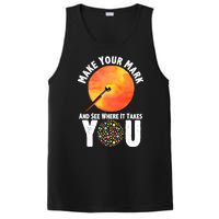 Make Your Mark And See Where It Takes You Dot Day PosiCharge Competitor Tank