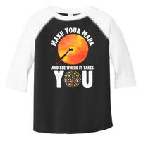 Make Your Mark And See Where It Takes You Dot Day Toddler Fine Jersey T-Shirt