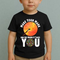 Make Your Mark And See Where It Takes You Dot Day Toddler T-Shirt