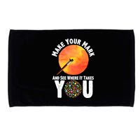 Make Your Mark And See Where It Takes You Dot Day Microfiber Hand Towel