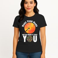 Make Your Mark And See Where It Takes You Dot Day Womens T-Shirt