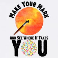 Make Your Mark And See Where It Takes You Dot Day Garment-Dyed Sweatshirt