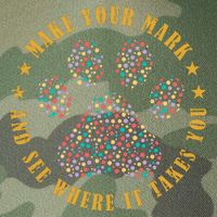 Make Your Mark Dot Day Paw Print Legacy Tie Dye Trucker Hat
