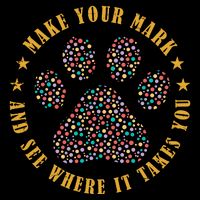 Make Your Mark Dot Day Paw Print Impact Tech Backpack