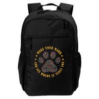Make Your Mark Dot Day Paw Print Backpack