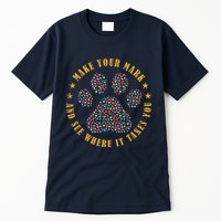 Make Your Mark Dot Day Paw Print Tall T-Shirt