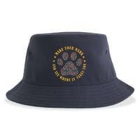 Make Your Mark Dot Day Paw Print Sustainable Bucket Hat