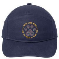 Make Your Mark Dot Day Paw Print 7-Panel Snapback Hat