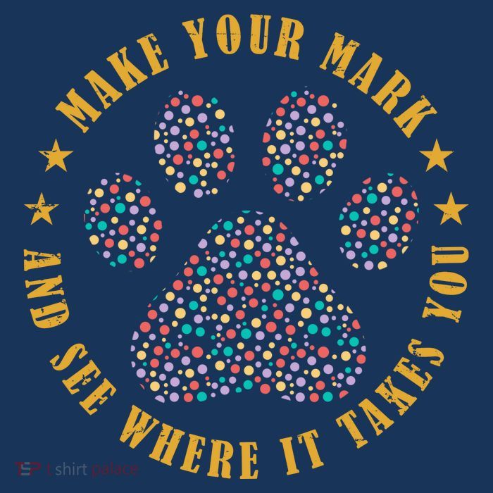 Make Your Mark Dot Day Paw Print 25L Jumbo Tote