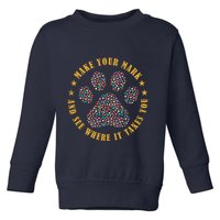 Make Your Mark Dot Day Paw Print Toddler Sweatshirt