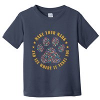 Make Your Mark Dot Day Paw Print Toddler T-Shirt