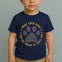 Make Your Mark Dot Day Paw Print Toddler T-Shirt