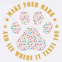 Make Your Mark Dot Day Paw Print Garment-Dyed Sweatshirt