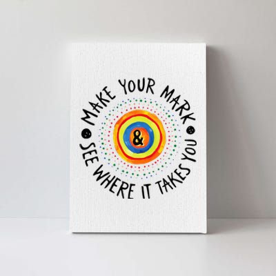 Make Your Mark International Dot Day Colorful Canvas