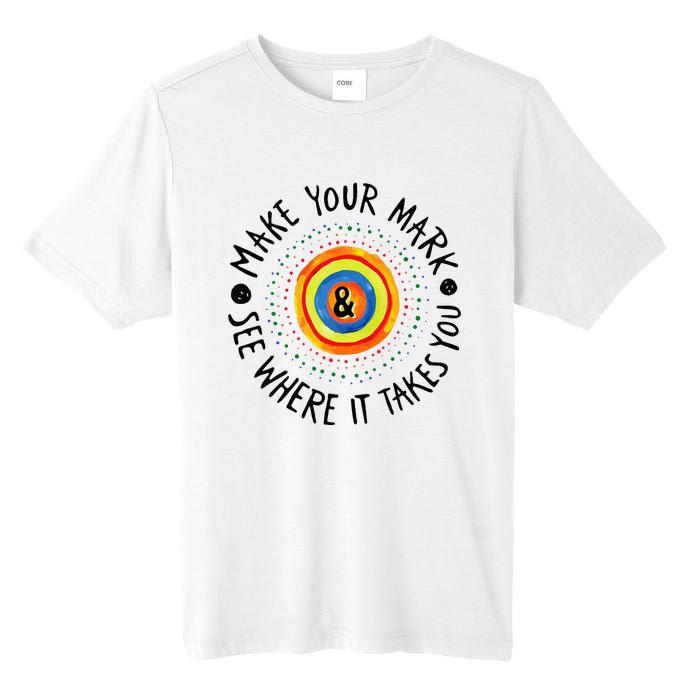 Make Your Mark International Dot Day Colorful Tall Fusion ChromaSoft Performance T-Shirt