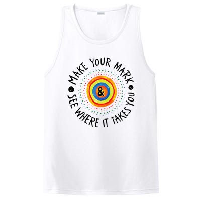 Make Your Mark International Dot Day Colorful PosiCharge Competitor Tank