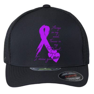 Missing You Mom My Guardian Angel Memorial Day Gift Flexfit Unipanel Trucker Cap