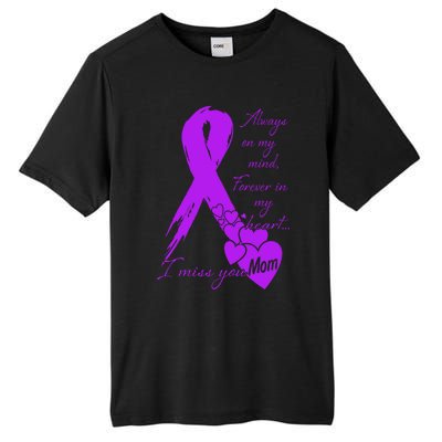 Missing You Mom My Guardian Angel Memorial Day Gift Tall Fusion ChromaSoft Performance T-Shirt