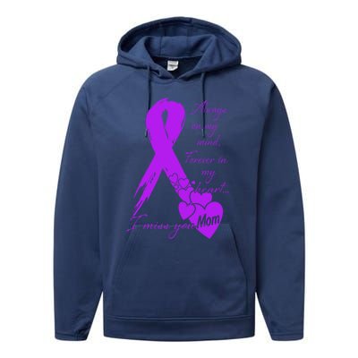 Missing You Mom My Guardian Angel Memorial Day Gift Performance Fleece Hoodie