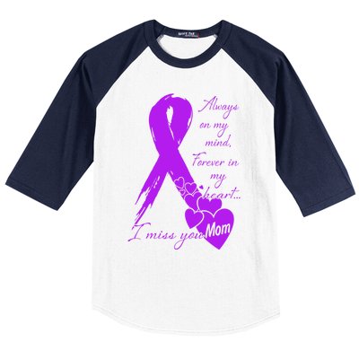 Missing You Mom My Guardian Angel Memorial Day Gift Baseball Sleeve Shirt