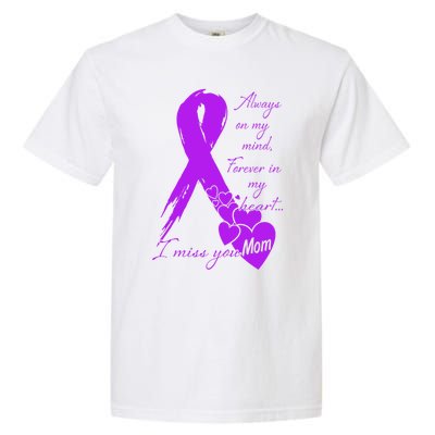 Missing You Mom My Guardian Angel Memorial Day Gift Garment-Dyed Heavyweight T-Shirt