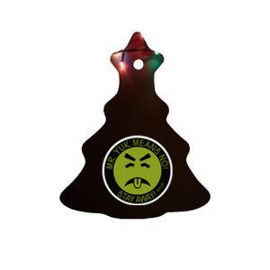 Mr. Yuk Ceramic Tree Ornament