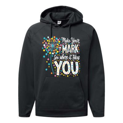 Make Your Mark Happy Dot Day 2024 Dandelion Performance Fleece Hoodie