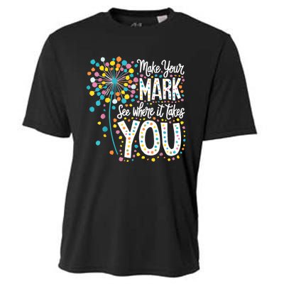 Make Your Mark Happy Dot Day 2024 Dandelion Cooling Performance Crew T-Shirt