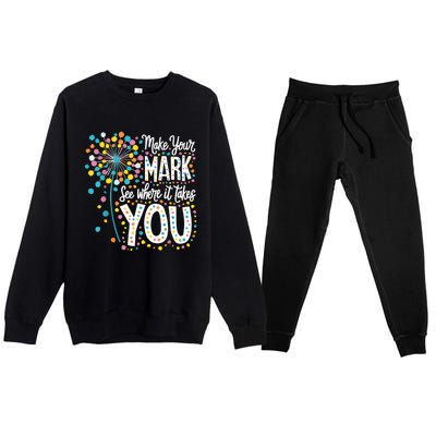 Make Your Mark Happy Dot Day 2024 Dandelion Premium Crewneck Sweatsuit Set