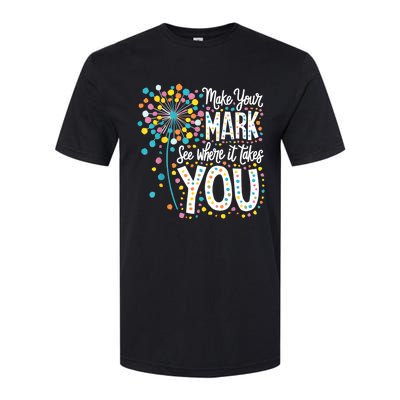 Make Your Mark Happy Dot Day 2024 Dandelion Softstyle® CVC T-Shirt