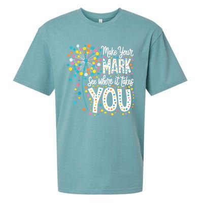 Make Your Mark Happy Dot Day 2024 Dandelion Sueded Cloud Jersey T-Shirt