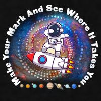 Mark Your Mark And See Where It Takes You International Dot Day Space Astronaut Ladies PosiCharge Tri-Blend Wicking Tank
