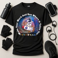 Mark Your Mark And See Where It Takes You International Dot Day Space Astronaut Performance Shirt
