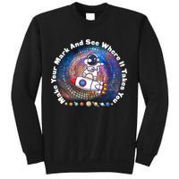 Mark Your Mark And See Where It Takes You International Dot Day Space Astronaut Sweatshirt