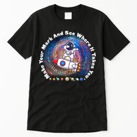 Mark Your Mark And See Where It Takes You International Dot Day Space Astronaut Tall T-Shirt