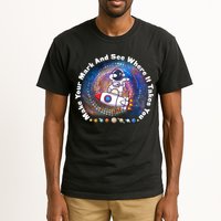 Mark Your Mark And See Where It Takes You International Dot Day Space Astronaut Tall T-Shirt