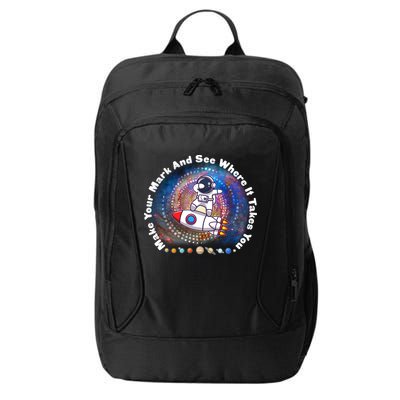 Mark Your Mark And See Where It Takes You International Dot Day Space Astronaut City Backpack