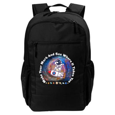 Mark Your Mark And See Where It Takes You International Dot Day Space Astronaut Backpack