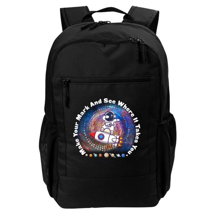 Mark Your Mark And See Where It Takes You International Dot Day Space Astronaut Backpack