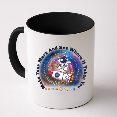Mark Your Mark And See Where It Takes You International Dot Day Space Astronaut Mug