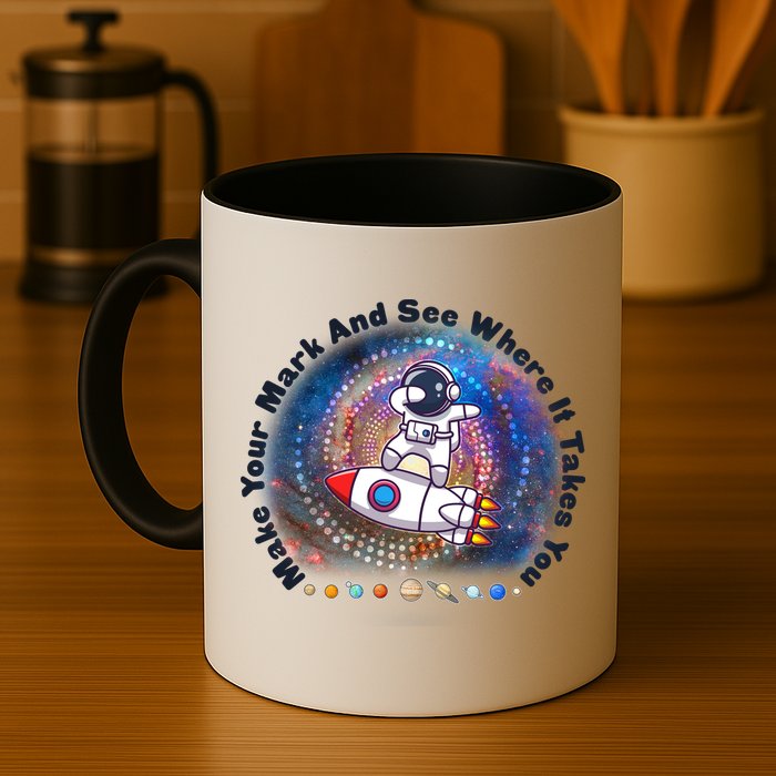 Mark Your Mark And See Where It Takes You International Dot Day Space Astronaut Mug